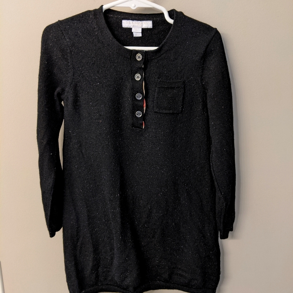 Burberry merino wool dress size 5T (fits 3/4)